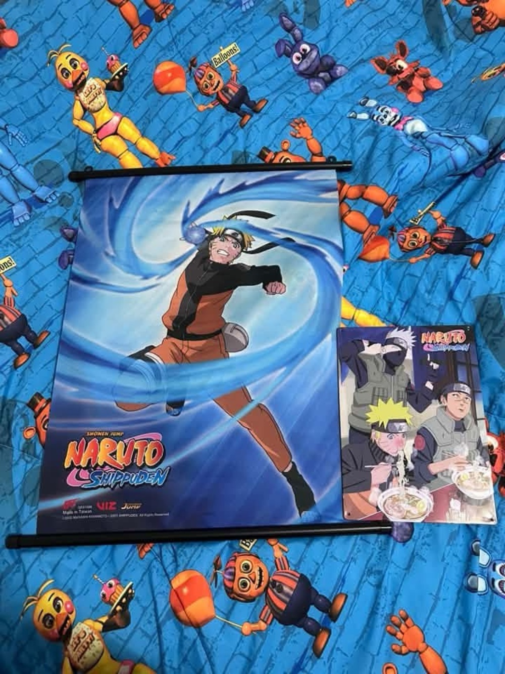 Naruto Shippuden Blue Anime Wall Scroll Poster